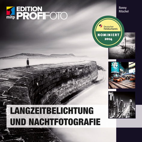 Cover des Fotobuches Langzeitbelichtung und Nachtfotografie von Ronny Ritchel