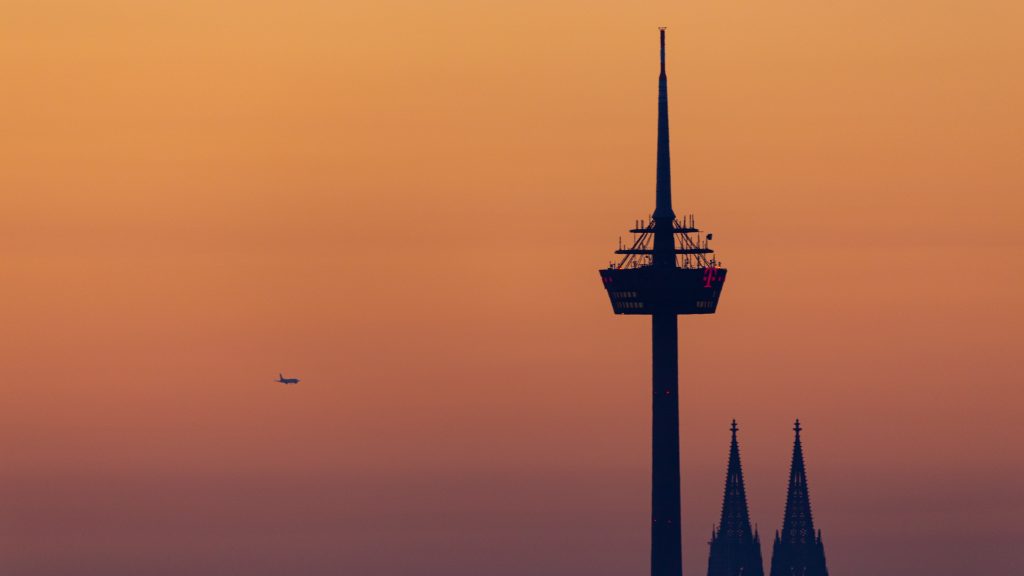 Silhuette des Kölner Fernsehturms
